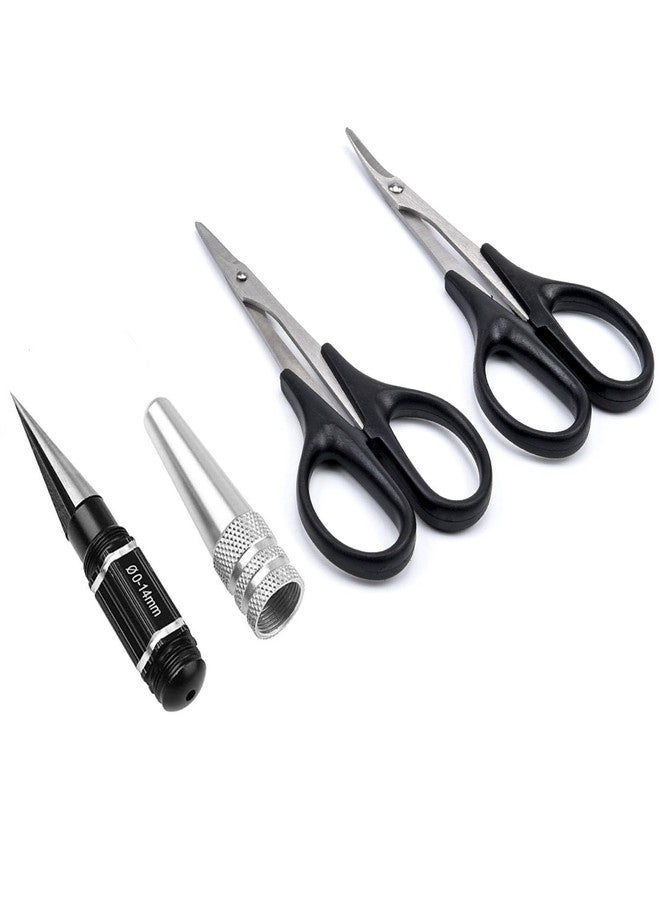 Hobbymall 0-14mm RC Body Reamer Hole Pucher Curved&Straight Scissors RC Tools for RC Car Truck Bodyshell Hobby Repair - Image 5